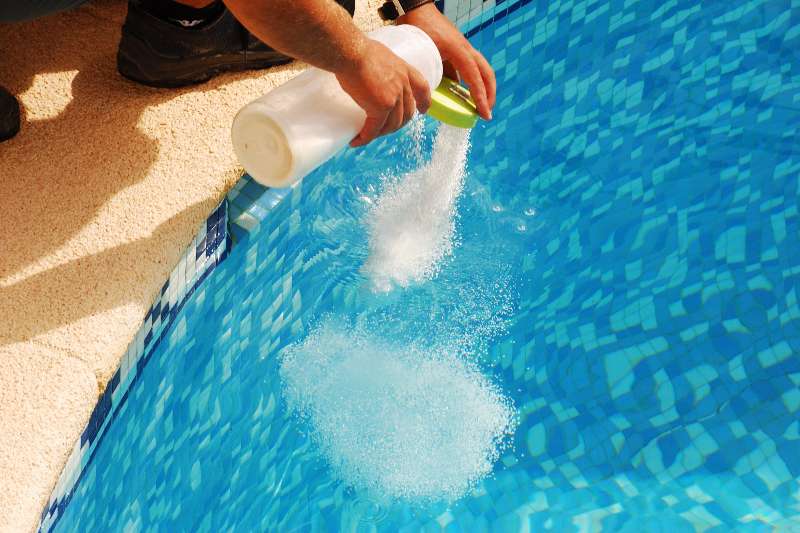 Pool Shock And Chlorine